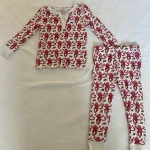 Roller Rabbit Kid’s Pink Monkey Pajama’s